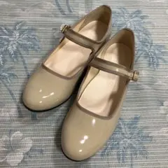 美品　スウェイシー　SUaSHI パンプス　ベージュ　24センチ　ローヒール