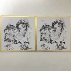 鬼滅の刃 映画特典 入場者特典 中国 栗花落カナヲ 胡蝶しのぶ 色紙 初期不良