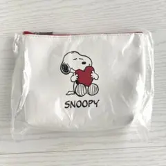 DHC スヌーピー ポーチ ＆ ミラー セット(ハート)