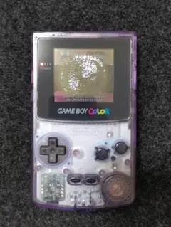 ゲームボーイカラー ニンテンドー CGB-001 クリアパープル　ジャンク