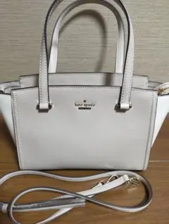 kate spade ショルダーバッグ ベージュ/ホワイト