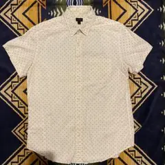 J Crew Jクルー　水玉シャツ　生成り　Mサイズのサムネイル