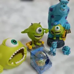 [まとめ売り]ディズニーピクサー　モンスターズ・インク マイク&サリー6点セット