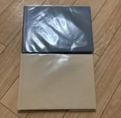 無印良品フォトフレーム（黒・薄茶）2冊【残り3日】