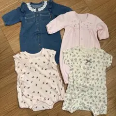 ロンパース 50-60㎝　2点セット