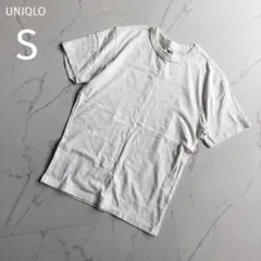 ユニクロ【S】クルーネックTシャツ 半袖 ホワイト ユニクロユー 白Tシャツ