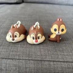 チップとデール フィギュア 3体セット