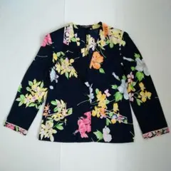 希少 XL✨ レオナールKEIZO AYATA シルク100% 花柄 ジャケット - メルカリ
