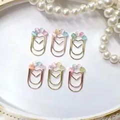 4点セット ペーパークリップ saving バインダー貯金 クリップ