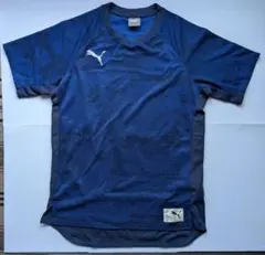 サッカーシャツ PUMA ネイビー Vネック