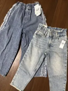 デニムパンツ 2点セット サイズ
