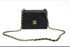 CHANEL ミニマトラッセ チェーンショルダーバッグ ブラックのサムネイル