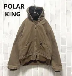 POLAR KING アクティブジャケット ダック 短丈 裏フリース Lフェード