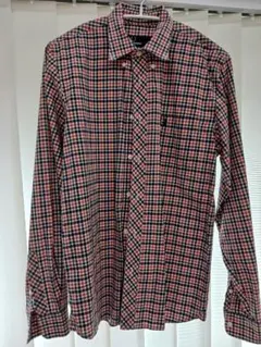 FRED PERRY チェック柄 長袖シャツ Sサイズ