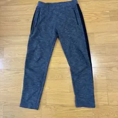 ユニクロ グレー ジョガーパンツ サイドストライプ