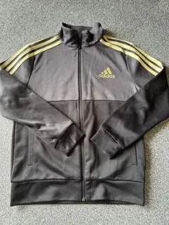 adidas ジャージ ジャケット 黒/金
