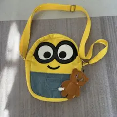 ミニオン バッグ クマチャーム付き