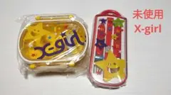 平成レトロ　未使用　X-girl　お弁当箱　カトラリー　セットのサムネイル