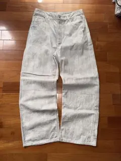 ZARAベージュ系・ホワイトワイドパンツセット