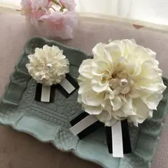 入学式 卒業式 親子 コサージュ