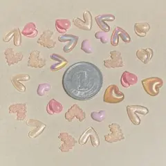 ネイルパーツ　ピンクハート