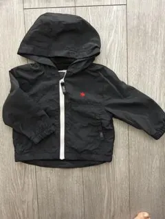 POLO Baby フード付き黒アウター