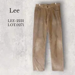 【味あり】Lee ウエスターナー コーデュロイパンツ W30 ベージュ 日本製