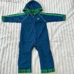 【極美品✨️】NIKE フード付きロンパース ネイビー/グリーン 90cm