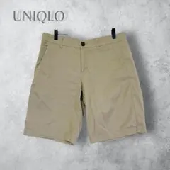 【UNIQLO ユニクロ】　ハーフパンツ　ショートパンツ　コットン　ベージュ