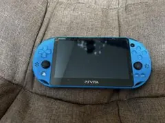 だ*き様 青 PS Vita 本体 ジャンク品＋VitaSDカード8GB