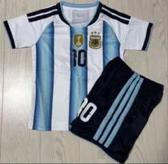 120cm 新作　アルゼンチン代表　メッシ　子供サッカーユニフォーム