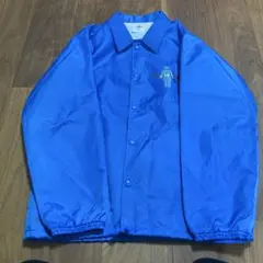 Chocolate✕Girl コーチジャケット M青 ブルースケーター