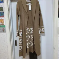 タグ付き新品未使用　スーパービューティー　ニット　ロングカーデ