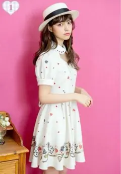 Secrethoney トランプ柄 ワンピース