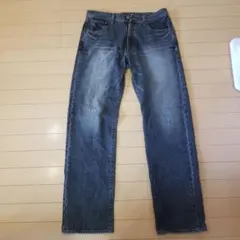 BOSSIN ストレートデニム ダークブルー