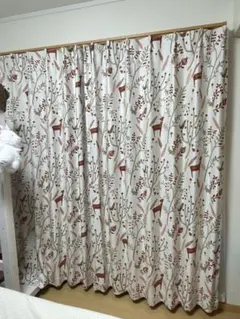 100×200 ニトリ　鹿　かわいい　カーテンのサムネイル