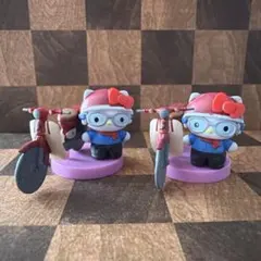 ハローキティ　キティちゃん　チョコエッグ　ホンダ　バイク　セット