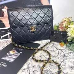 CHANEL シャネル【美品】ダブルフラップ チェーンショルダー ビンテージのサムネイル