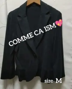 COMME CA ISM ジャケットBLACK