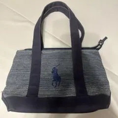Polo Ralph Lauren デニム トートバッグ ビッグポニー - メルカリ