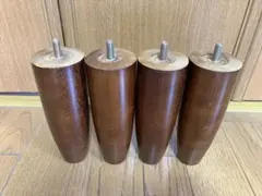 침대 소파 다리 4 개 세트 나무 원통형 20cm M10