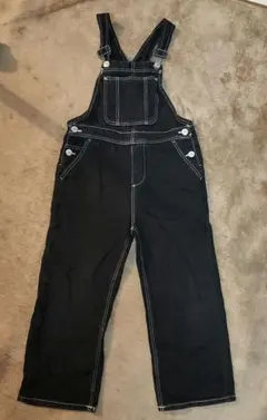 ZARA オーバーオール ブラックデニム