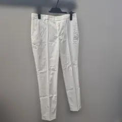 アンタイトル　UNTITLED　ホワイトパンツ　2 センタープレスのサムネイル