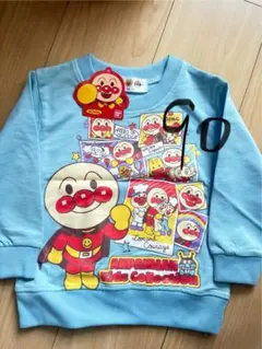 【新品】90cmアンパンマン 長袖スウェット