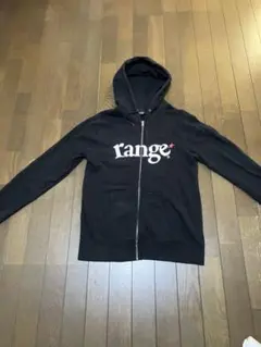 ★range★フルジップパーカー （黒・M）