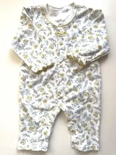 【ひよこクラブ掲載商品！】花柄ロンパース 60-70cm