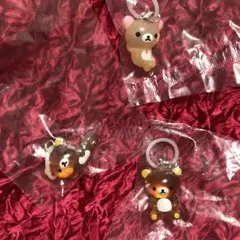 リラックマ クリアマスコットめじるしアクセサリー　ガチャガチャ未使用品　お値下げ