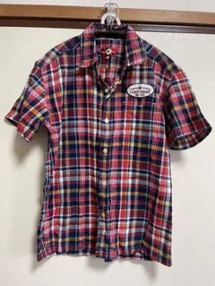 converse  チェックシャツ