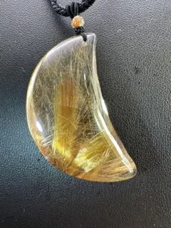 ブラウンルチルネックレス