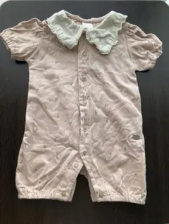 tete a tete テータテートチューリップ柄半袖ロンパース(70サイズ)